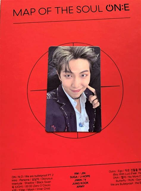 BTS Map of the Soul MOTS ON:E DVD: Official RM NAMJOON Photocard ~US Seller | #3875204654