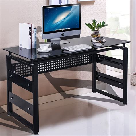 Image result for Glass Computer Table