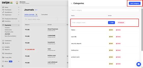 How to add a New Journal category? - General - Swipe