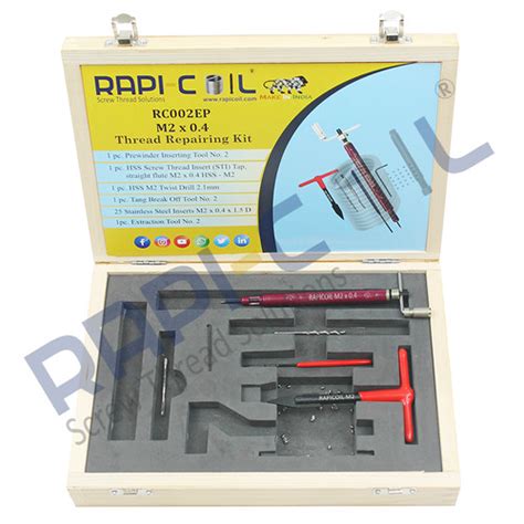 M2 x 0.4 - PrewEX Thread Repairing Kit | RAPI-COIL