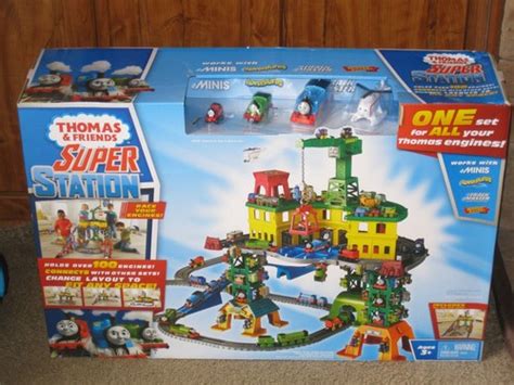 Buy Train Set Thomas & Friends Super Station Railway Playset Holds Over ...