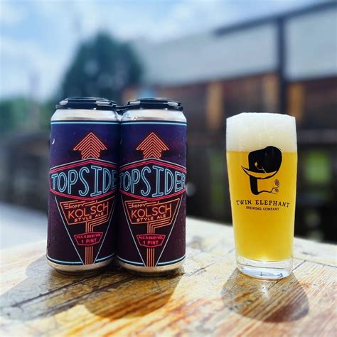 TOPSIDER | Hoppy Kolsch Style Ale | 5.8% – Twin Elephant Brewing Company