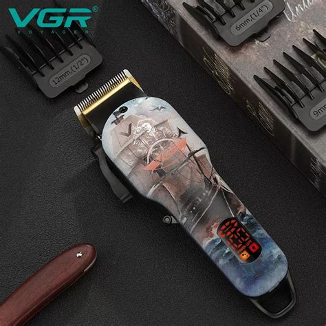 VGR V-683 Hair Clipper For Men, Black