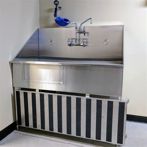 Stainless Steel Dog Grooming Sink - Standard Package