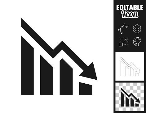Image result for Decreasing Graph Arrow Design