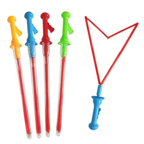Buy Hoiert Large Bubble Western Sword Shape Bubble Sticks Soap Bubble ...