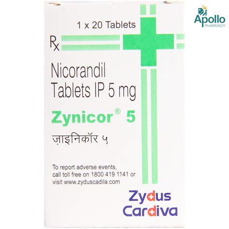 Nikoran-5 Tablet 20's Price, Uses, Side Effects, Composition - Apollo ...