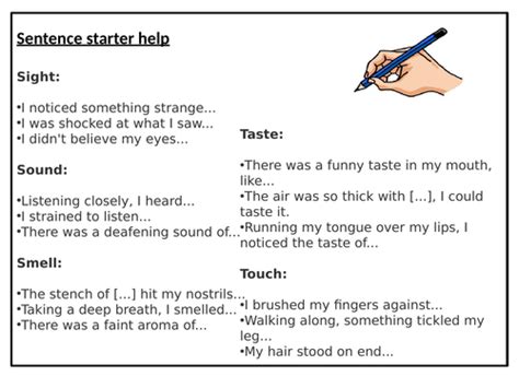 Image result for Descriptive Writing Structure