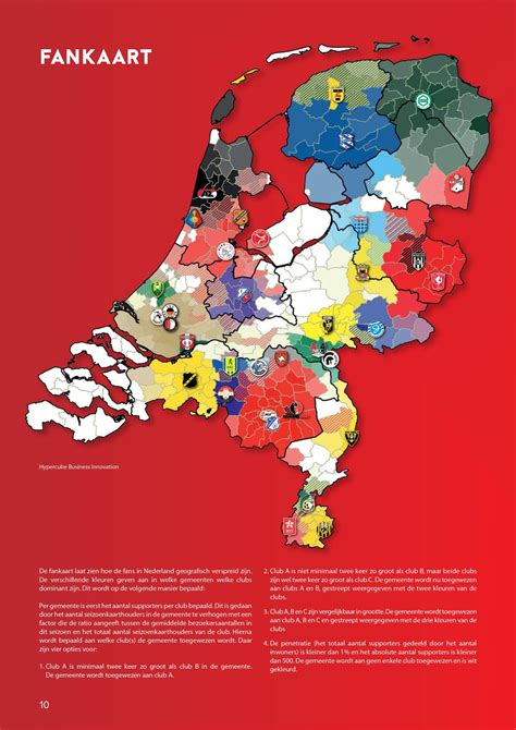 Support of Dutch football clubs broken down by... - Maps on the Web - map of dutch football clubs