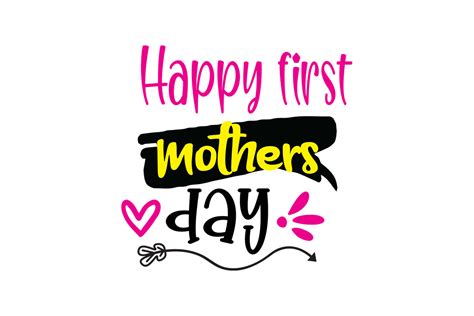 Happy First Mothers Day Graphic by Hello_ · Creative Fabrica