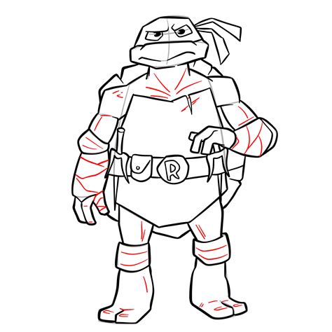 Teenage Mutant Ninja Turtles Raf Coloring Page Raphael Ninja Turtles