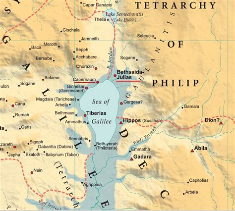 Map Of Cana Of Galilee - EMSEKFLOL.COM