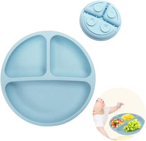 Refor Silicone Suction Divided Plates for Babies, Kids, Toddlers ...