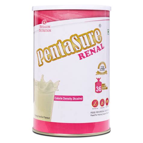 Buy Pentasure Renal Creamy Vanilla Flavour Powder, 400 gm | 19 Minutes ...