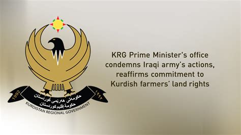 KRG Prime Minister's office condemns Iraqi army’s actions, reaffirms ...