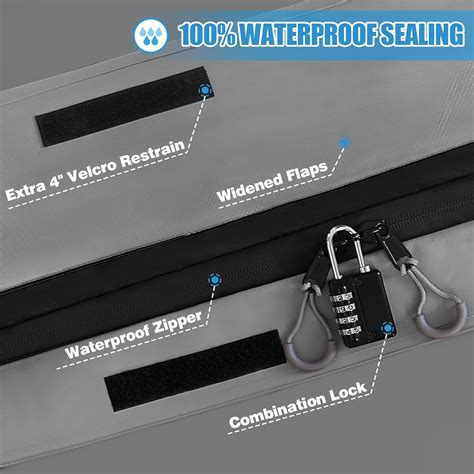 Buy Shrubx Car Roof Bag,21 Cubic Feet 100% Waterproof Rooftop Cargo ...