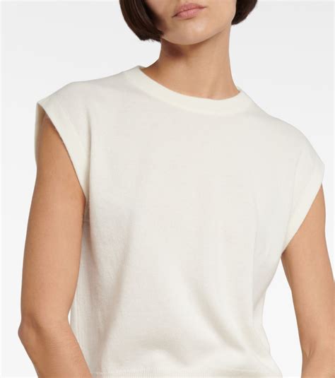 Cashmere sweater vest in white - Brunello Cucinelli | Mytheresa