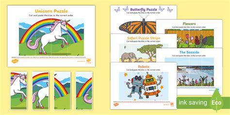 Collaborative Puzzle Strips Pack (teacher made) - Twinkl