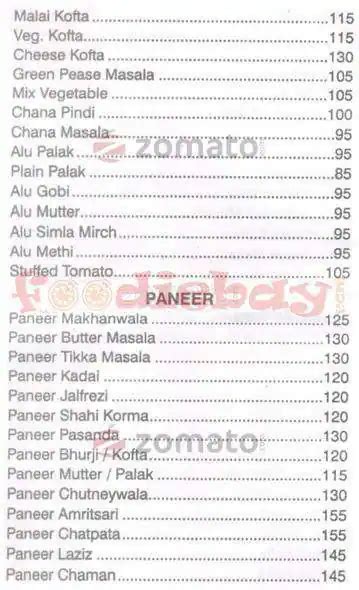 Menu at Rasoi, Mumbai, 6, Court Chambers CHS, SV Road, Near ...