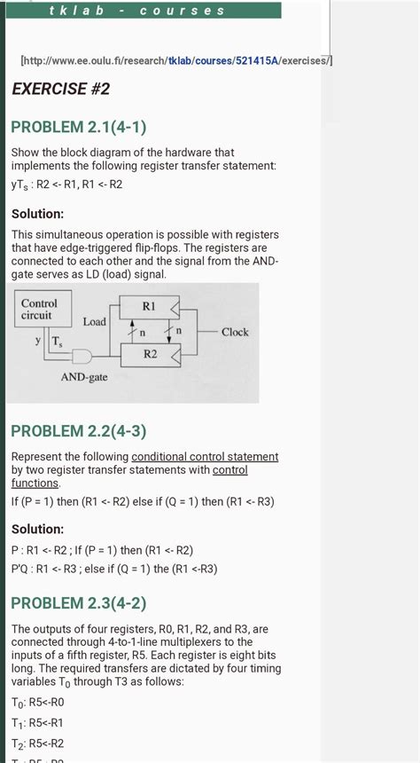 A digital computer has a common bus system for 8 registers of 8 bits ...
