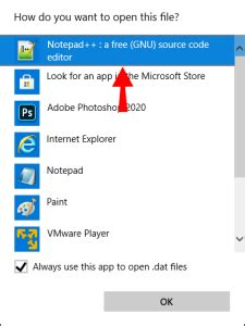 How to Open Dat File in Notepad 的图像结果