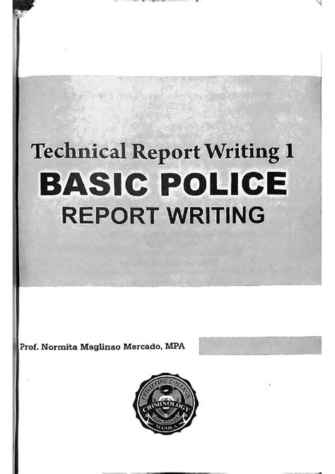 Image result for Police Report Writing Training