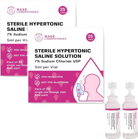 BASE LABORATORIES 7% Hypertonic Saline Solution for UK | Ubuy