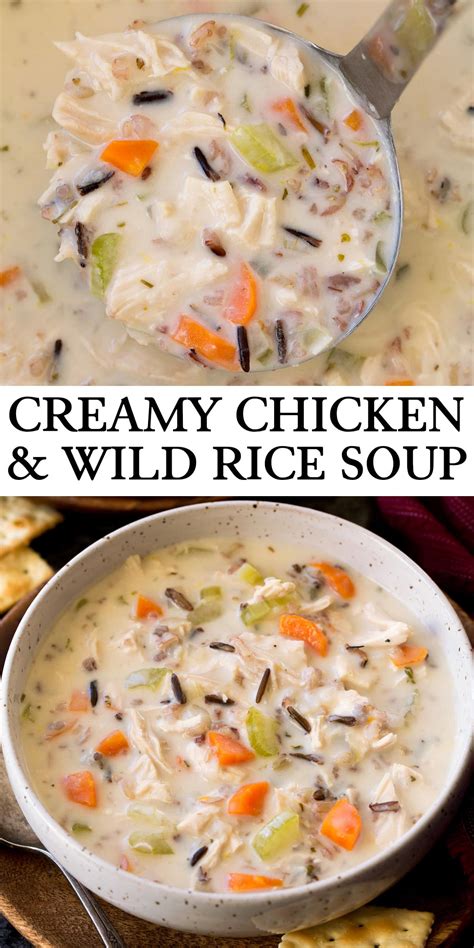 Creamy Chicken and Wild Rice Soup - Cooking Classy