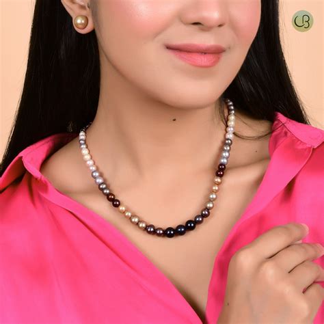Shop Glaring Glow Multi- hued Pearl Necklace | CherishBox – CherishBox ...