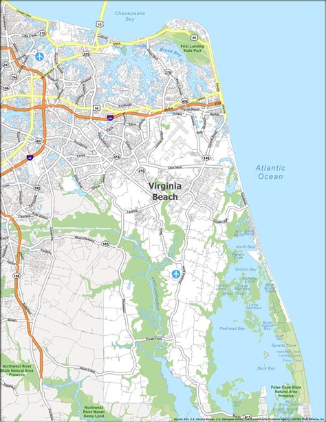 Virginia Beach Zip Code Map - GIS Geography