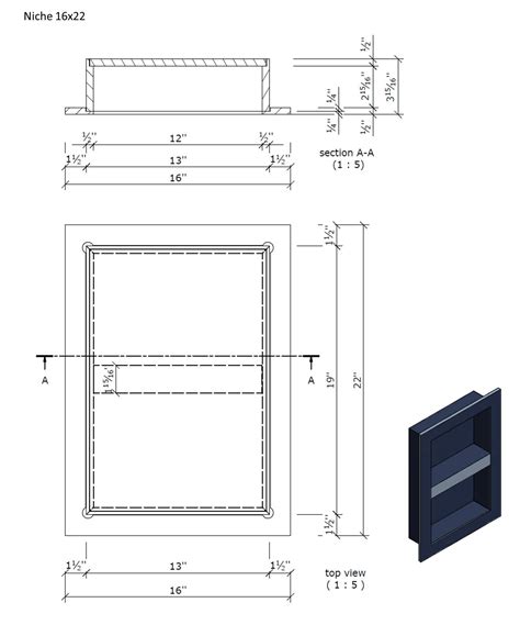 Shower Niche Dimensions at Loren Bona blog