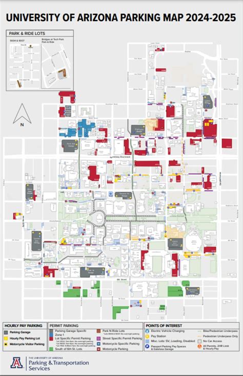 University Of Arizona Maps University Of Arizona Campus Map (2025
