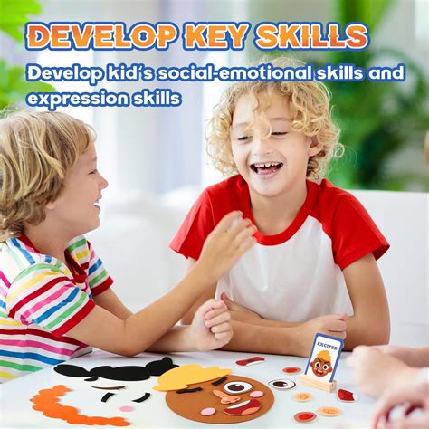 Buy PP OPOUNT Social Emotional Learning Toy, Funny Faces Games with 28 ...