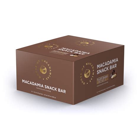 Chocolate Macadamia Nuts Snack Bar - House of Macadamias
