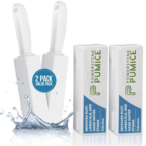 Buy Powerstone Pumice Stone Toilet Cleaner with Handle (2-Pack) A ...