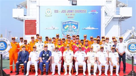 India- Japan Coast Guards Hold Joint HNS Response Drill in Mumbai