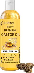 sheny soft Best For All Skin 100% Pure Castor Oil, Cold Pressed,Hair ...