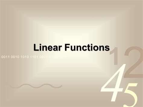 Image result for Linear Functions Videos