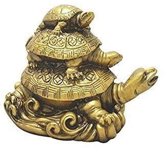 Buy KHATU SHYAM ENTERPRISES Isvari Fengshui vastu Triple Tortoise idol ...