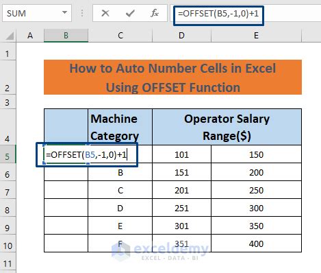 Excel Auto Number Tricks 的图像结果