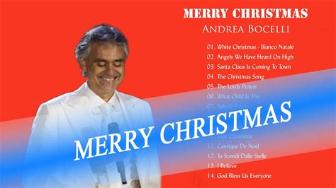 Angélica Italia: Andrea Bocelli Christmas Songs || Andrea Bocelli ...