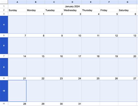 How to make a calendar in Google Sheets [+ template] | Zapier