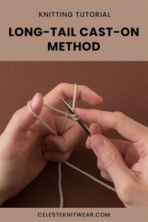 Long Tail Cast On Tutorial 的图像结果