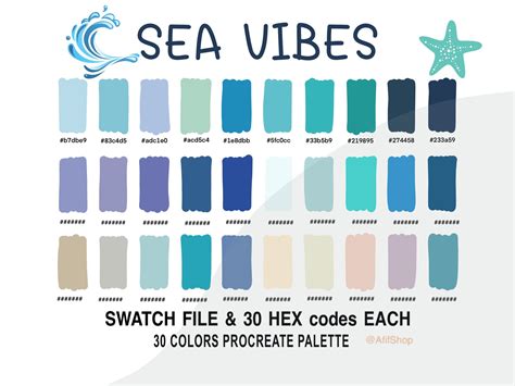 Sea Color Palette