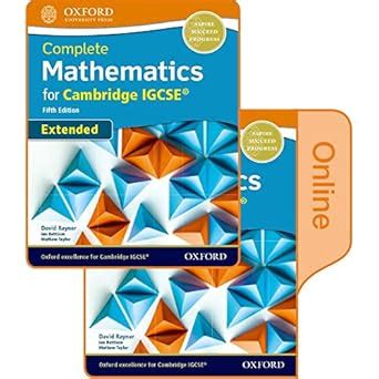 Buy Cie Complete Igcse Extended Mathematics Student Book/Token Online ...