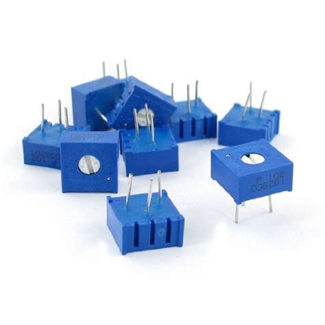 Alcoa Prime3386P-1-102 1K Ohm 1/12Square Body Single Turn Trimmer ...