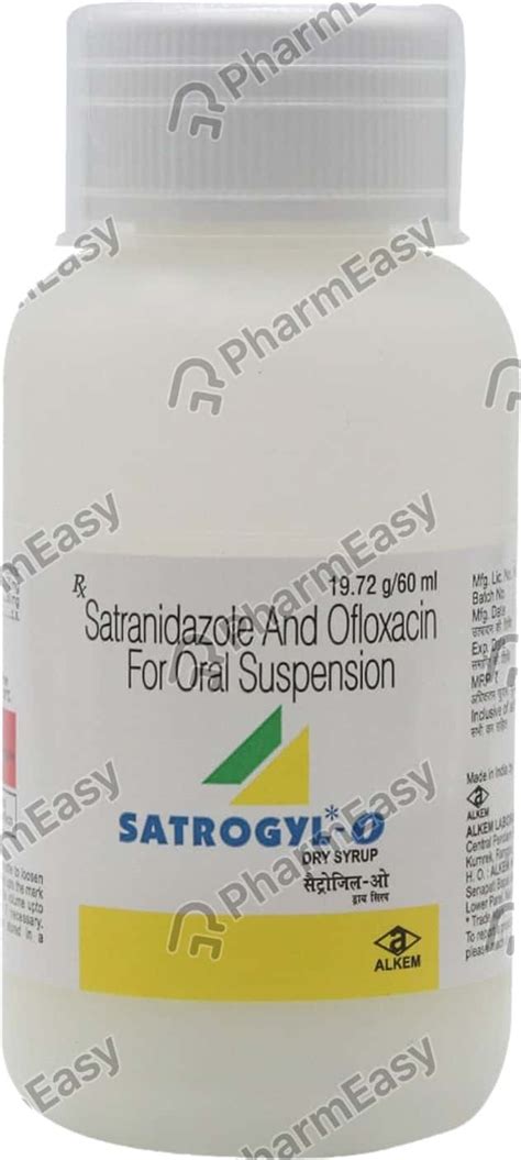 Buy Satrogyl O Bottle Of 60ml Dry Syrup Online at Flat 15% OFF | PharmEasy