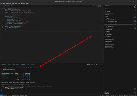 Angular vs Code Debugging 的图像结果
