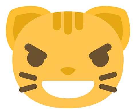 Emoji cat face evil smile 1199178 PNG
