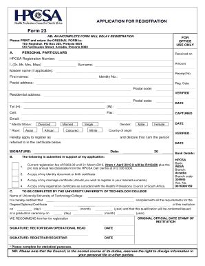 Emb 23 Form Registration Number - Fill and Sign Printable Template Online